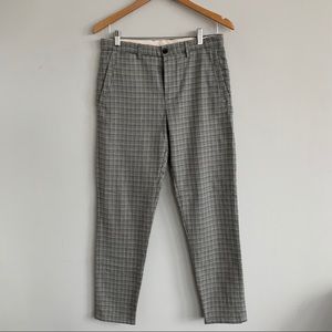 Zara Plaid Skinny Pants